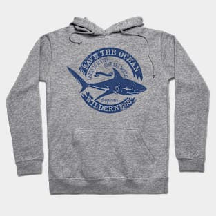 save planet ocean wild shark Hoodie